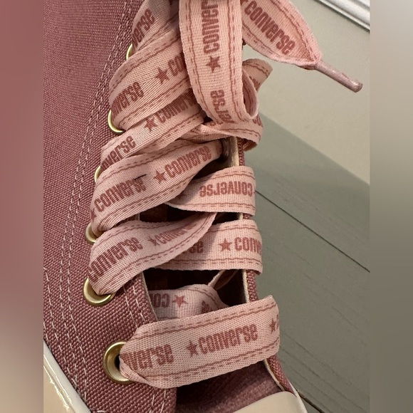 Converse All Star Chuck Taylor High Top Women’s Shoes 6 Pink Sneakers - Picture 7 of 11
